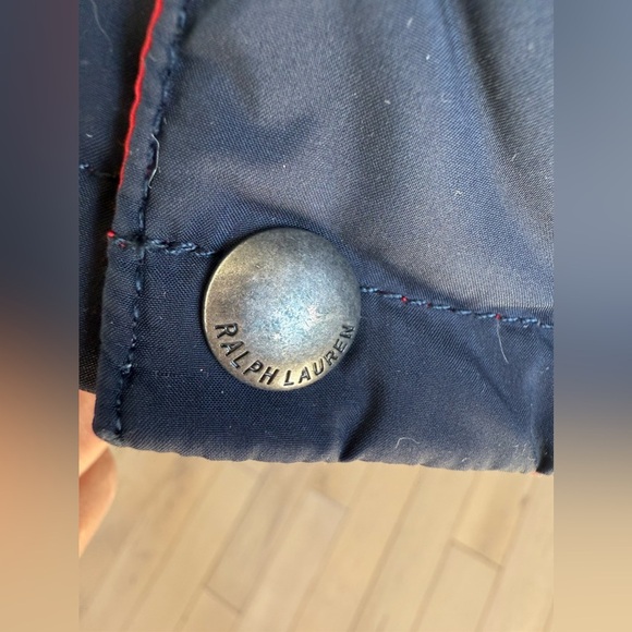 Ralph Lauren Reversible Down Vest 3T/4T Navy Red - Picture 9 of 11